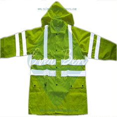 hi vis jacket-reflective rain gear-safety rain jacket-safety workwear wholesale